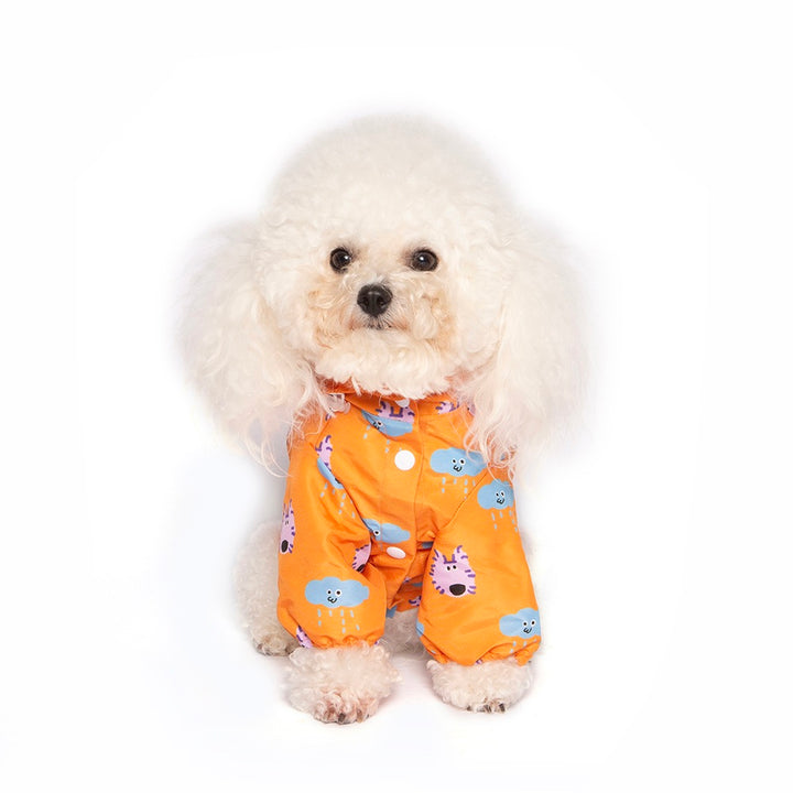 即納【noonoosoom】Noonoo buddy rain jacket（Orange）