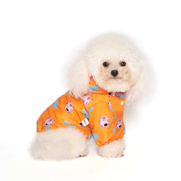 即納【noonoosoom】Noonoo buddy rain jacket（Orange）