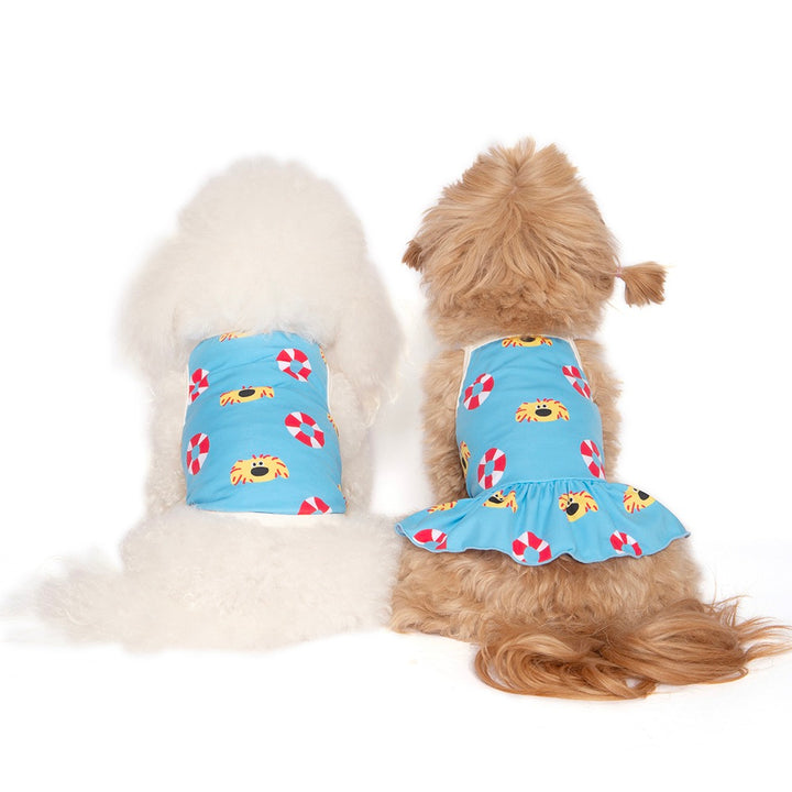 即納【noonoosoom】Noonoo buddy FAN dress（Sky）