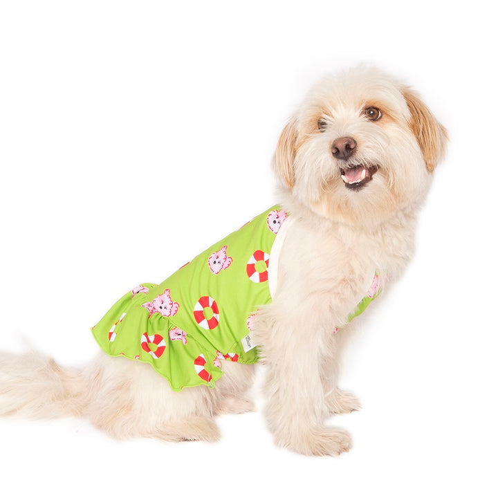 即納【noonoosoom】Noonoo buddy FAN dress（Green）
