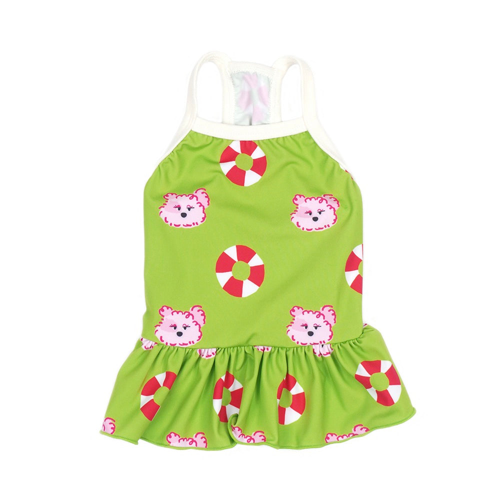 即納【noonoosoom】Noonoo buddy FAN dress（Green）