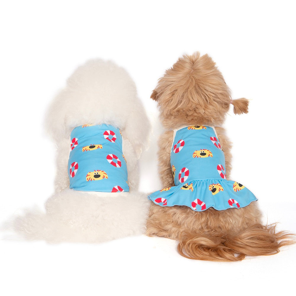 即納【noonoosoom】Noonoo buddy FAN tee（Sky）