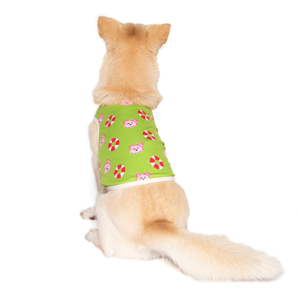 即納【noonoosoom】Noonoo buddy FAN tee（Green）