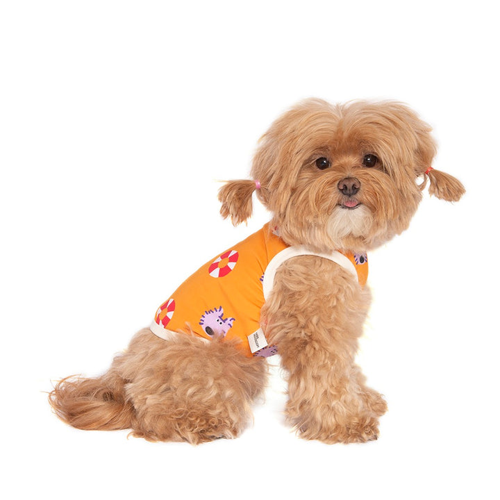 即納【noonoosoom】Noonoo buddy FAN tee（Orange）