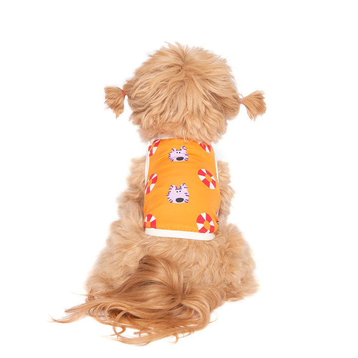 即納【noonoosoom】Noonoo buddy FAN tee（Orange）