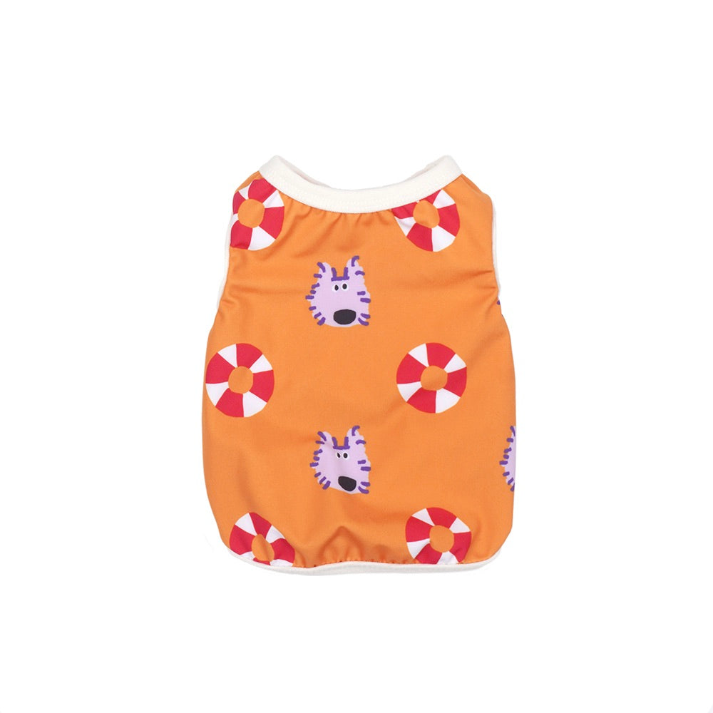 即納【noonoosoom】Noonoo buddy FAN tee（Orange）