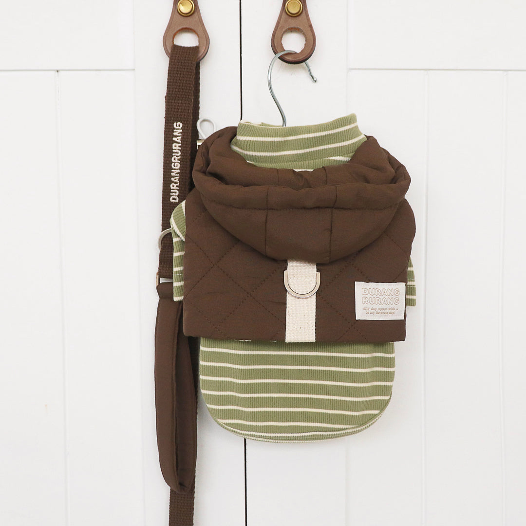 即納【DURANG RURANG】Daily Padding Harness（Brown）