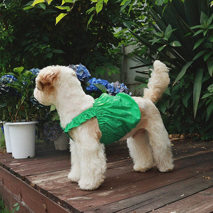 即納【noonoosoom】Dots baloon top（Green）