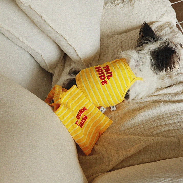 即納【noonoosoom】Tail guide crop top（Yellow）
