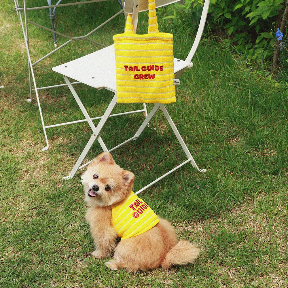 即納【noonoosoom】Tail guide crop top（Yellow）