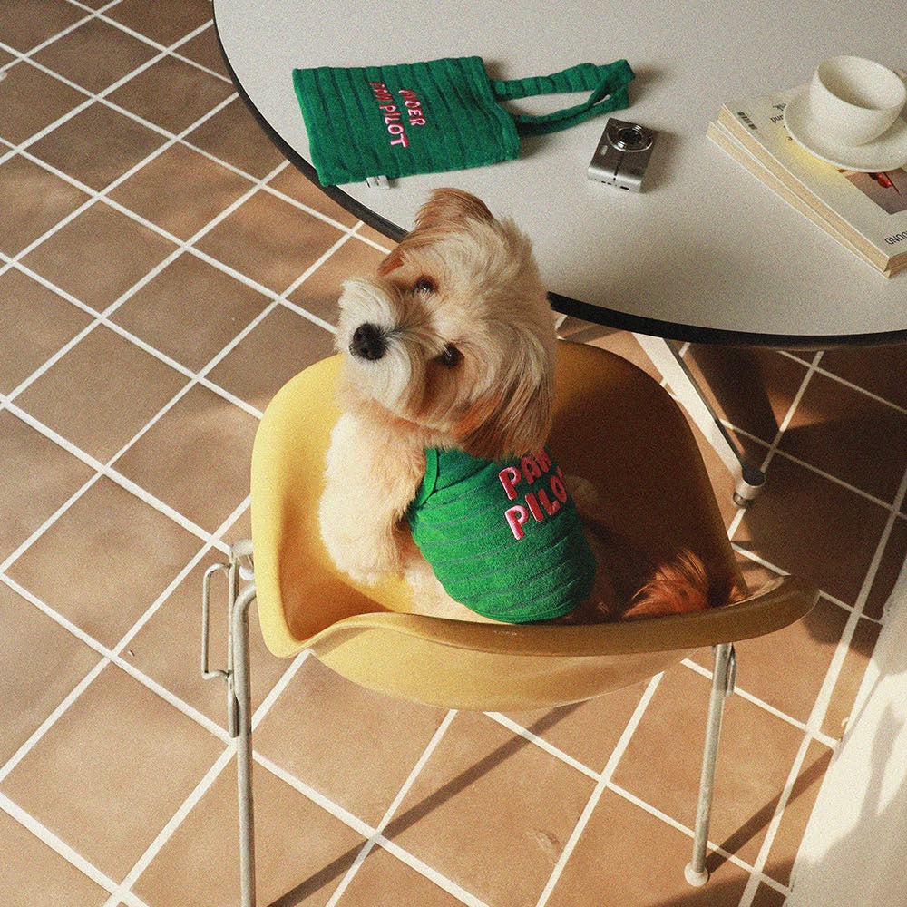 即納【noonoosoom】Paw pilot crop top（Green）