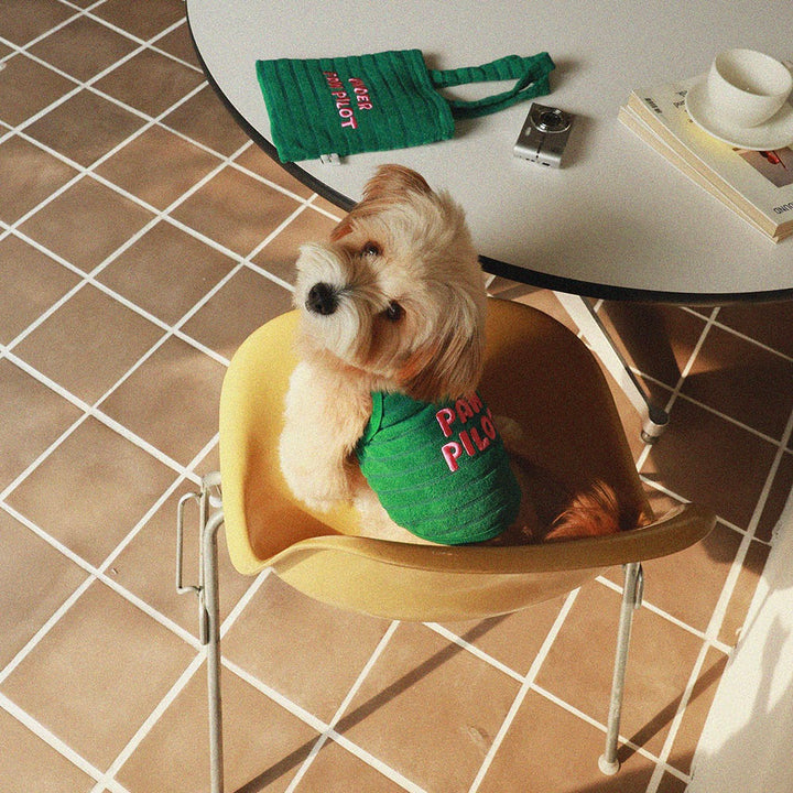 即納【noonoosoom】Paw pilot crop top（Green）