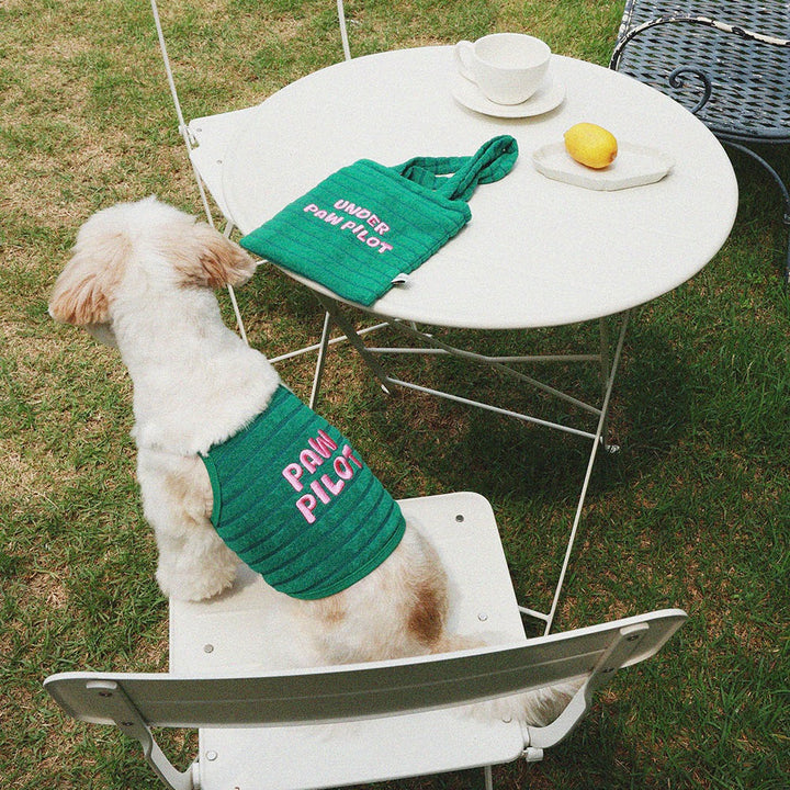 即納【noonoosoom】Paw pilot crop top（Green）
