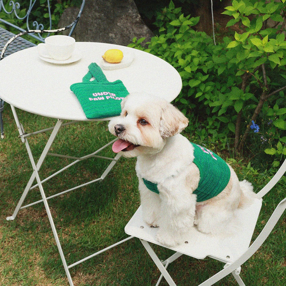 即納【noonoosoom】Paw pilot crop top（Green）