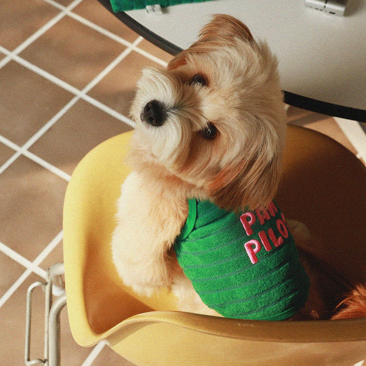 即納【noonoosoom】Paw pilot crop top（Green）