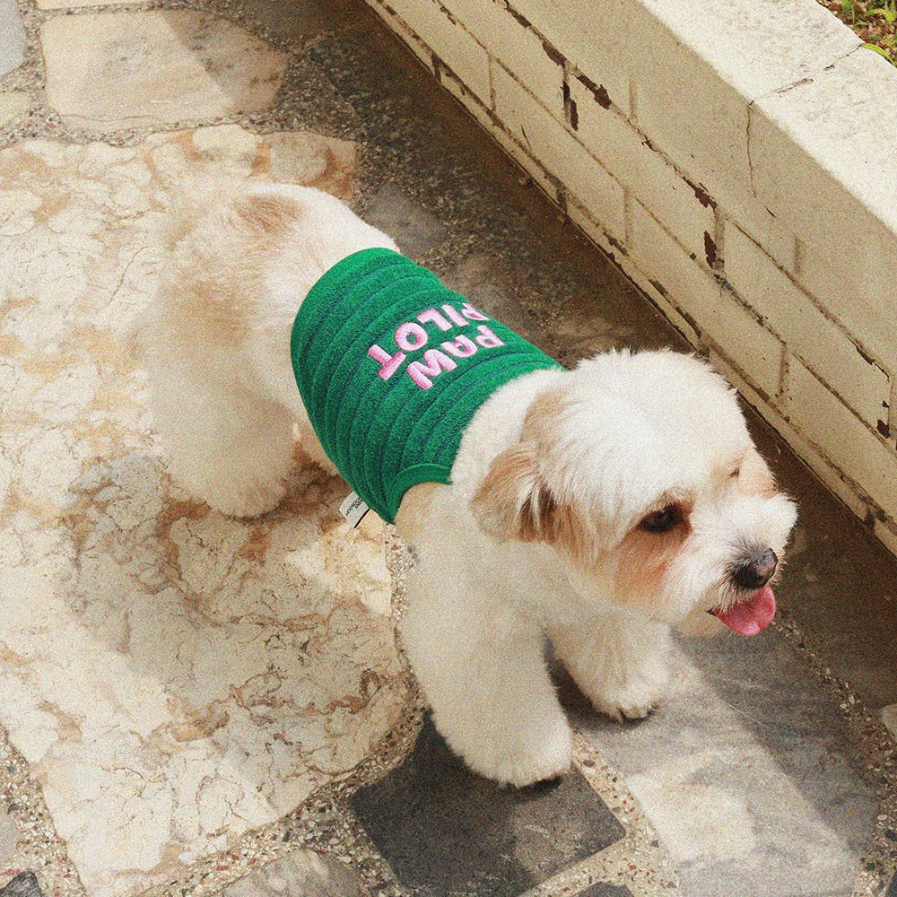 即納【noonoosoom】Paw pilot crop top（Green）