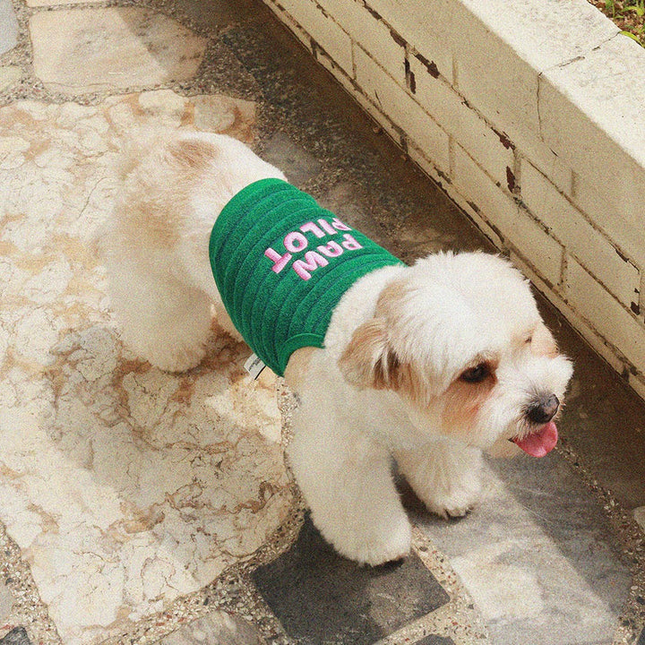 即納【noonoosoom】Paw pilot crop top（Green）