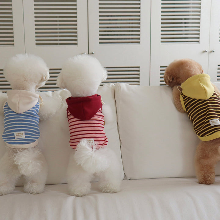 即納【DURANG RURANG】Nutty Hoodie Vest（Mocha Yellow）