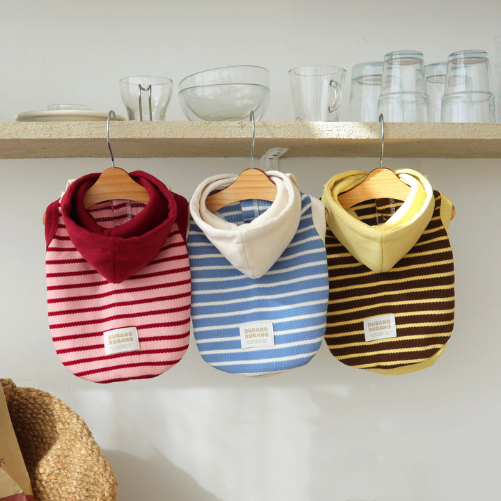 即納【DURANG RURANG】Nutty Hoodie Vest（Mocha Yellow）