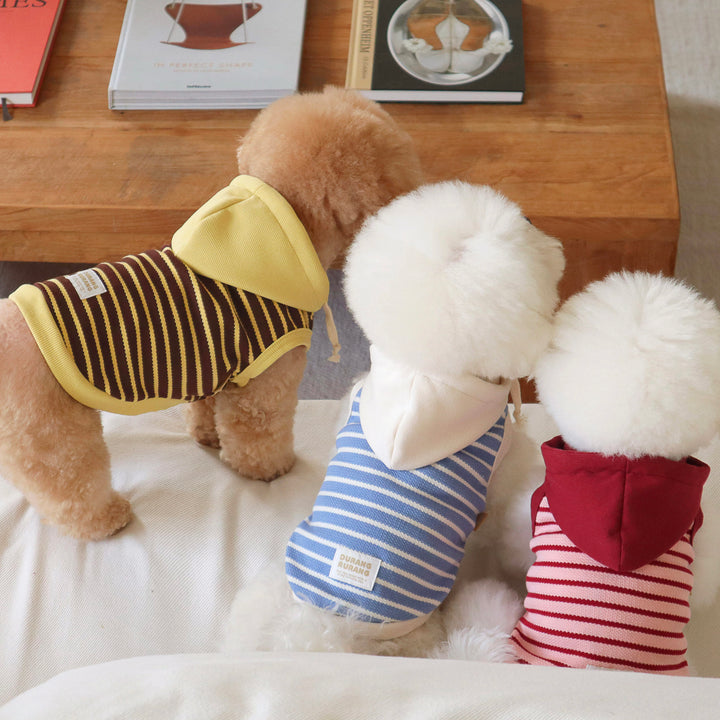 即納【DURANG RURANG】Nutty Hoodie Vest（Mocha Yellow）