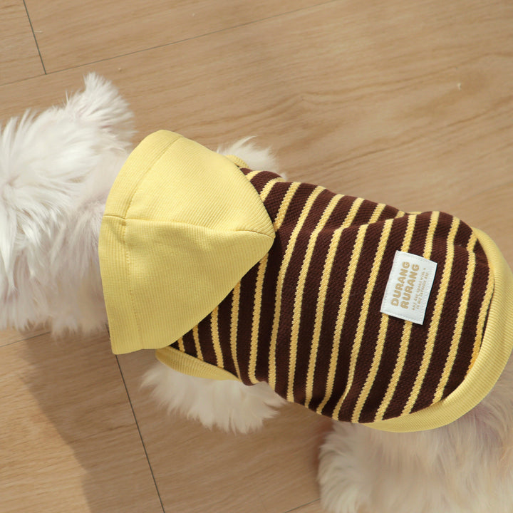 即納【DURANG RURANG】Nutty Hoodie Vest（Mocha Yellow）