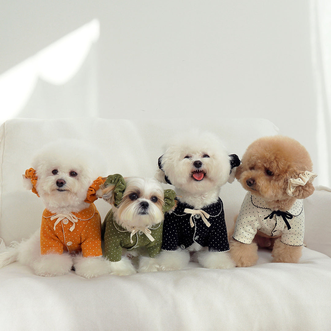 ※予約販売【DURANG RURANG】Dot Scrunchies