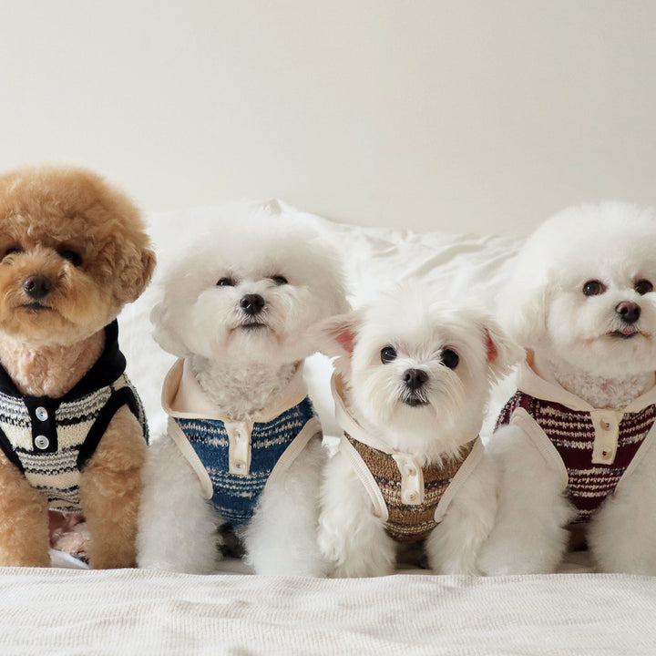 ※予約販売【DURANG RURANG】Snow Boucle Knit（Cream Black）