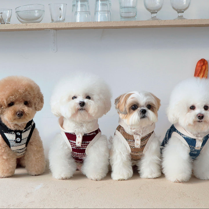 ※予約販売【DURANG RURANG】Snow Boucle Knit（Cream Black）