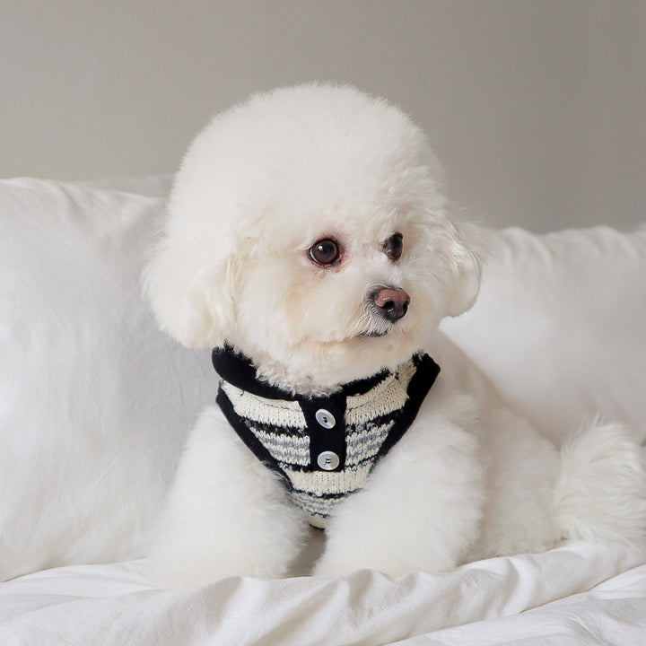 ※予約販売【DURANG RURANG】Snow Boucle Knit（Cream Black）