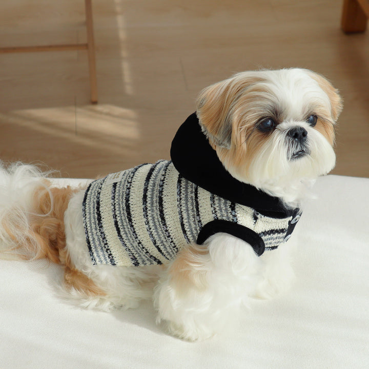 ※予約販売【DURANG RURANG】Snow Boucle Knit（Cream Black）