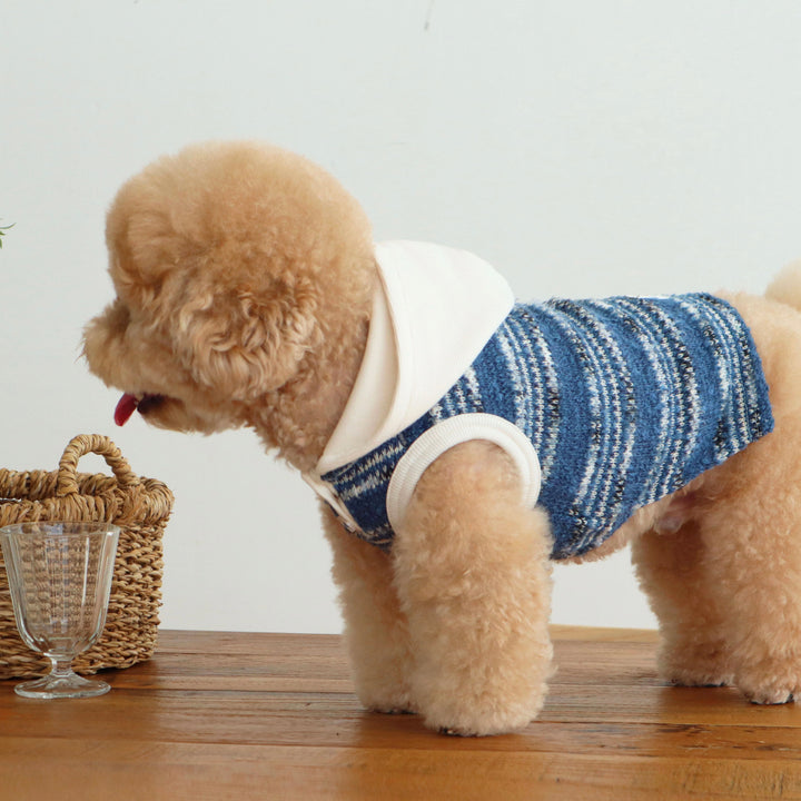 ※予約販売【DURANG RURANG】Snow Boucle Knit（Mellow Blue）