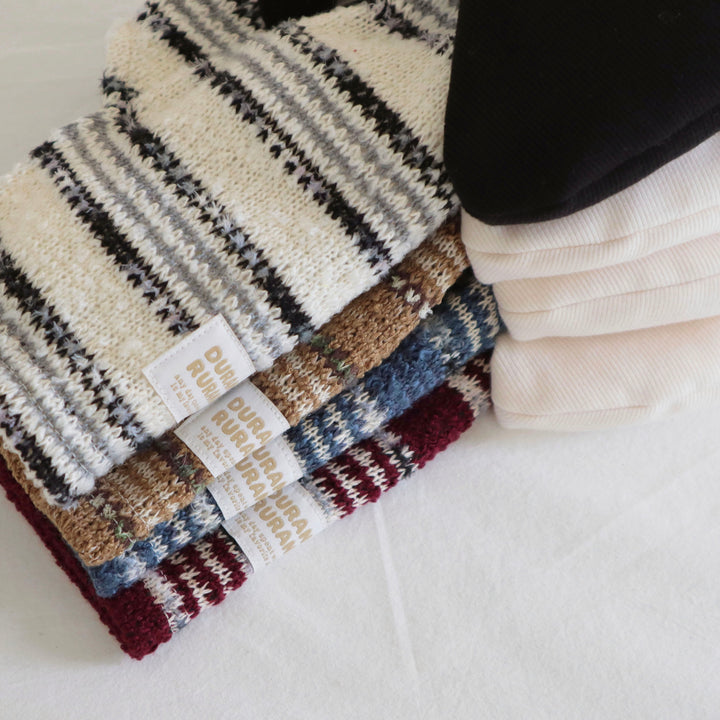 ※予約販売【DURANG RURANG】Snow Boucle Knit（Mellow Blue）