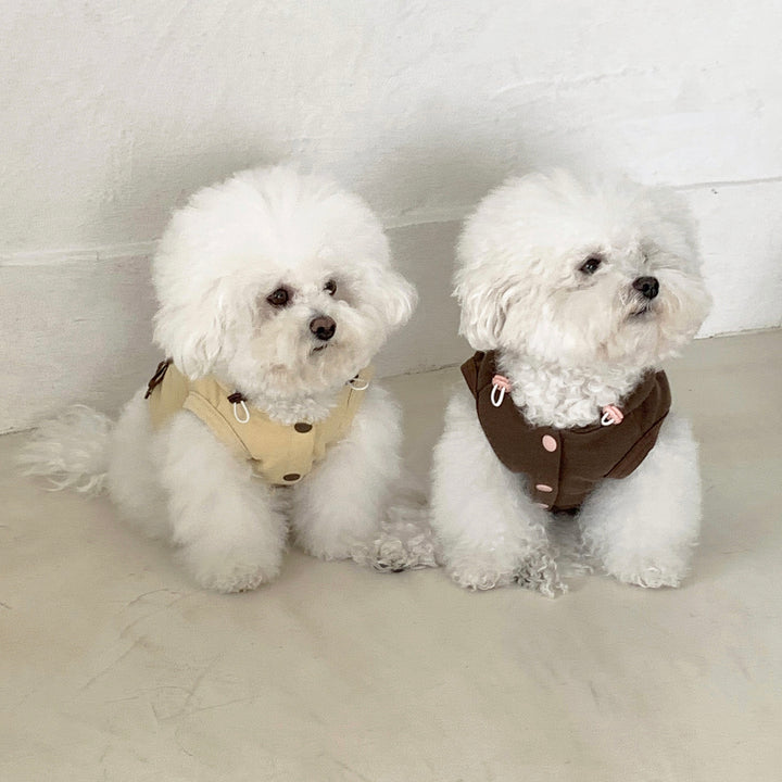 ※予約販売【DURANG RURANG】Ribbon Hoodie Jacket（Choco Brown）