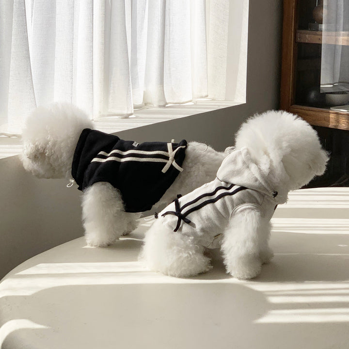 ※予約販売【DURANG RURANG】Ribbon Hoodie Jacket（Melange Gray）