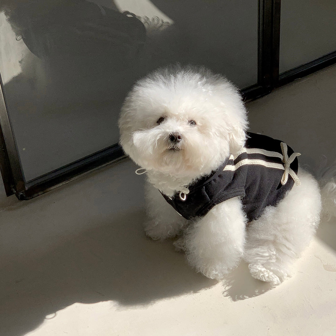 ※予約販売【DURANG RURANG】Ribbon Hoodie Jacket（Black）