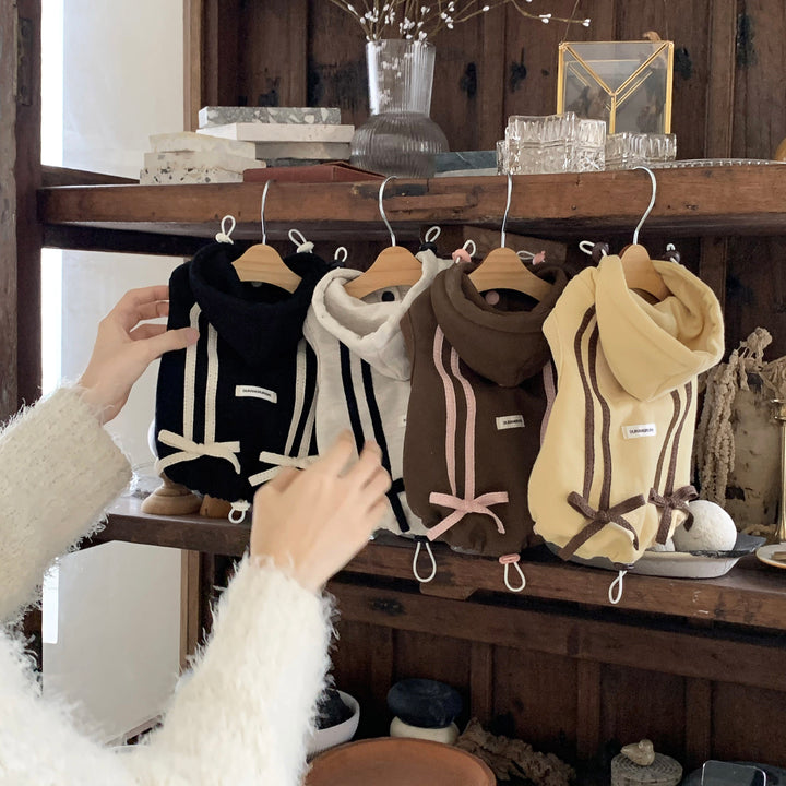 ※予約販売【DURANG RURANG】Ribbon Hoodie Jacket（Black）