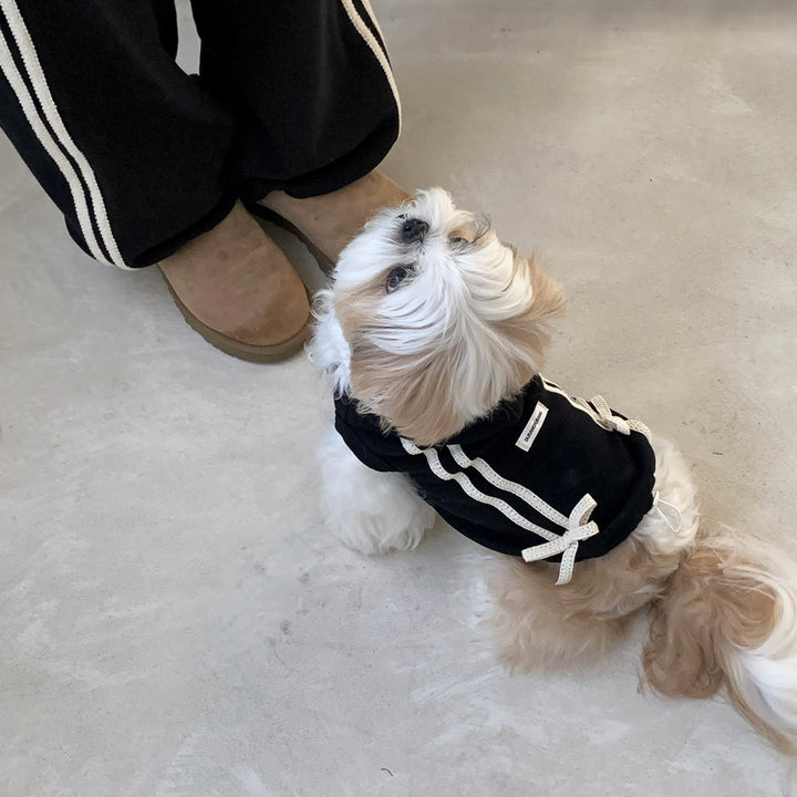 ※予約販売【DURANG RURANG】Ribbon Hoodie Jacket（Black）