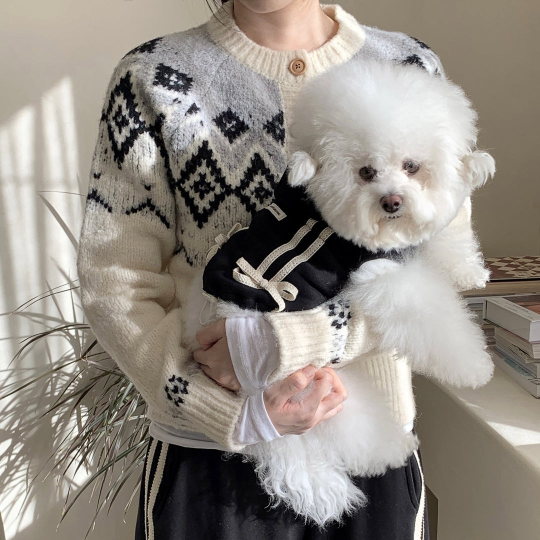 ※予約販売【DURANG RURANG】Ribbon Hoodie Jacket（Black）