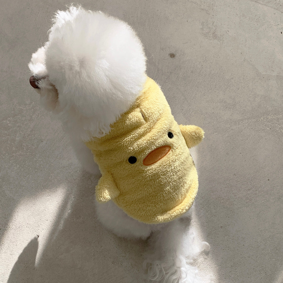 ※予約販売【DURANG RURANG】Animal Fleece Vest（Duck）