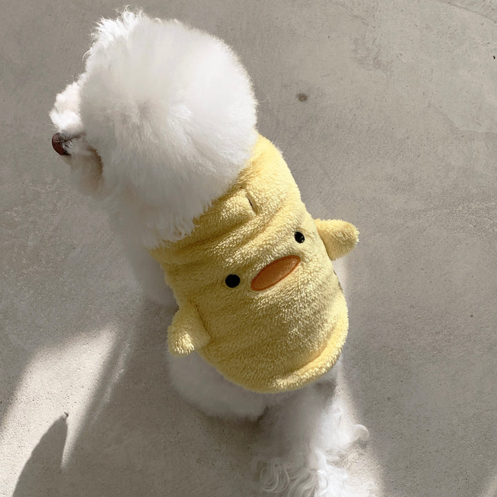 ※予約販売【DURANG RURANG】Animal Fleece Vest（Duck）