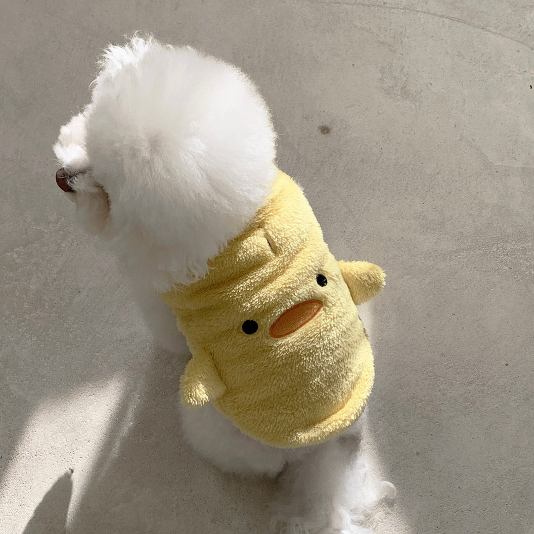 ※予約販売【DURANG RURANG】Animal Fleece Vest（Duck）