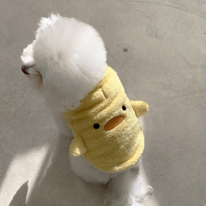 ※予約販売【DURANG RURANG】Animal Fleece Vest（Duck）