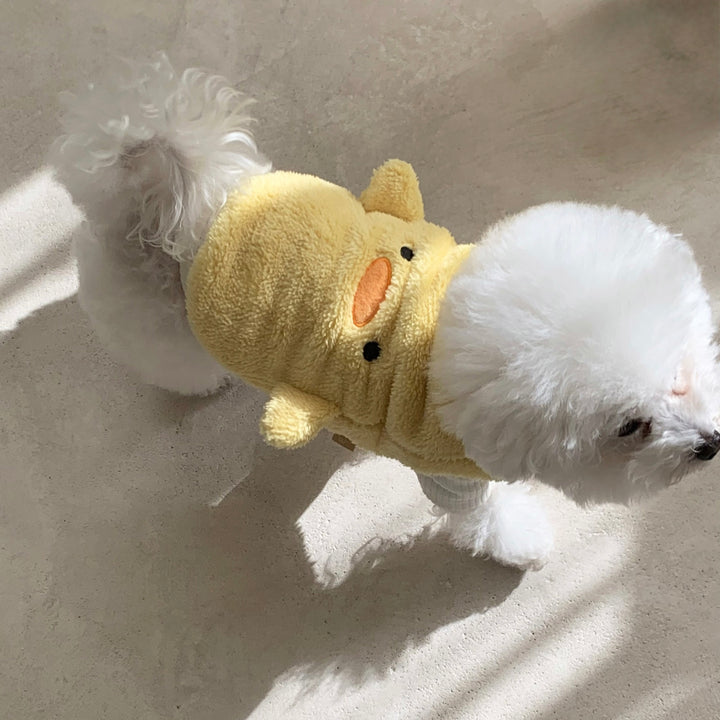 ※予約販売【DURANG RURANG】Animal Fleece Vest（Duck）