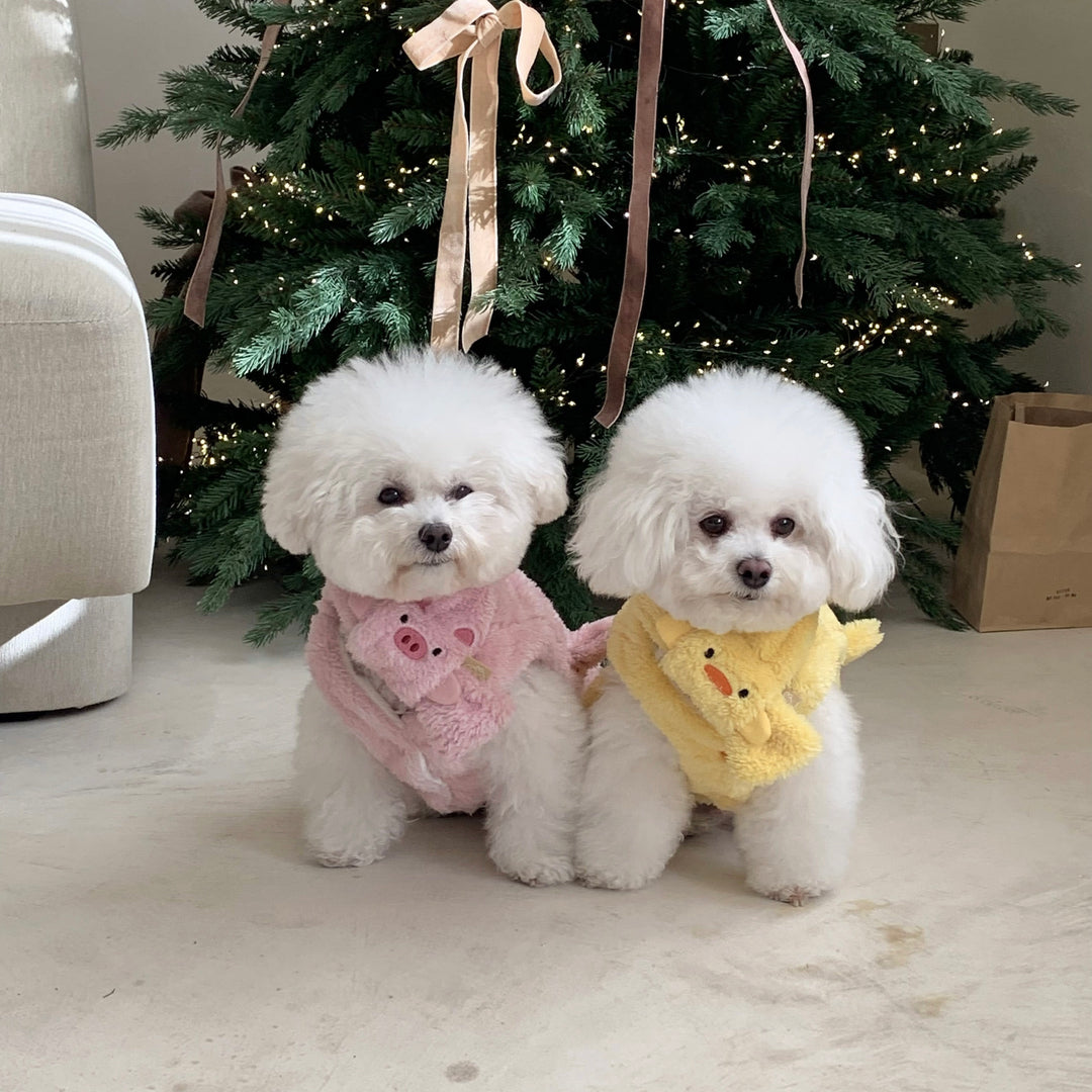 ※予約販売【DURANG RURANG】Animal Fleece Vest（Duck）