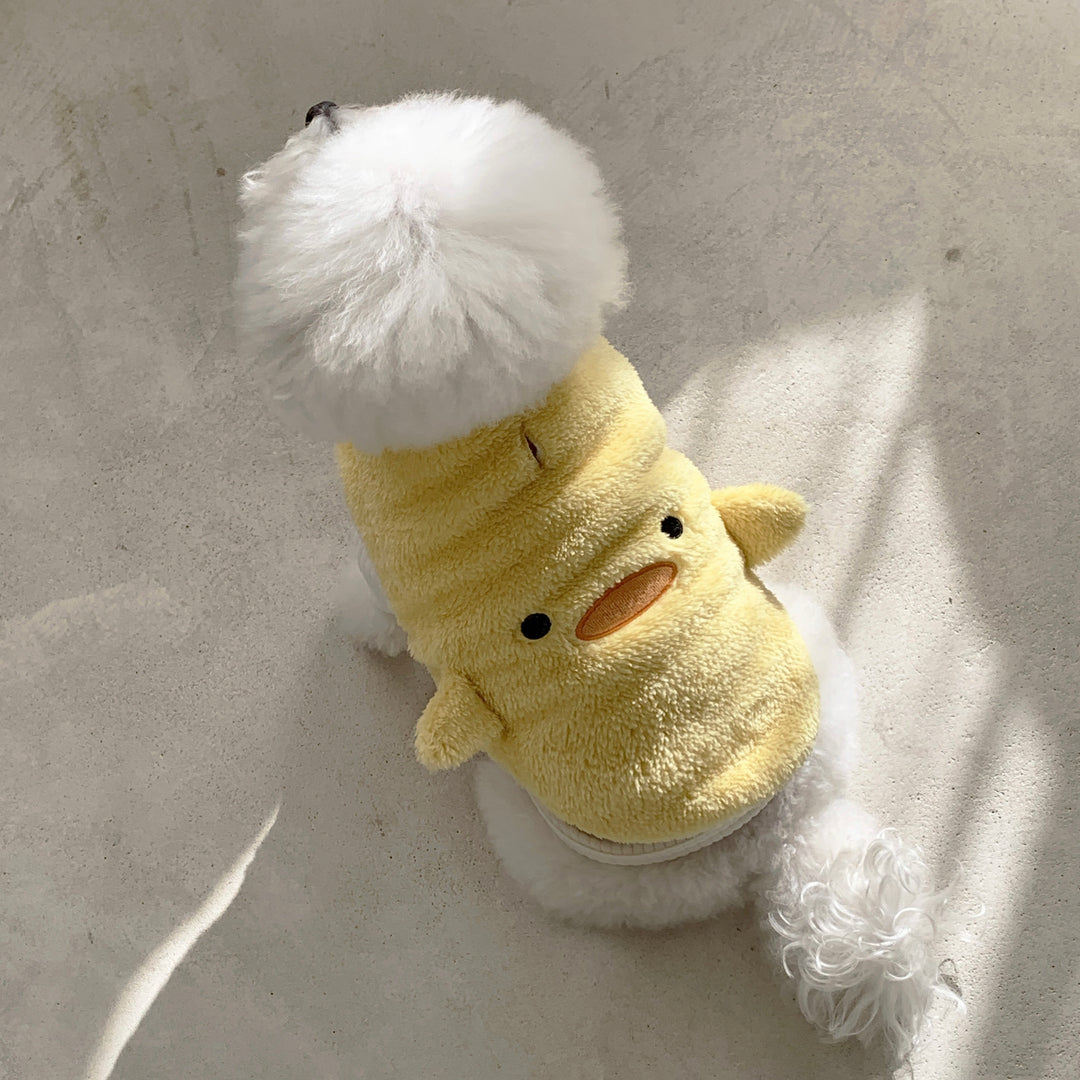 ※予約販売【DURANG RURANG】Animal Fleece Vest（Duck）