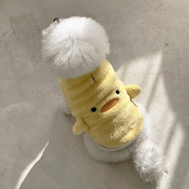 ※予約販売【DURANG RURANG】Animal Fleece Vest（Duck）