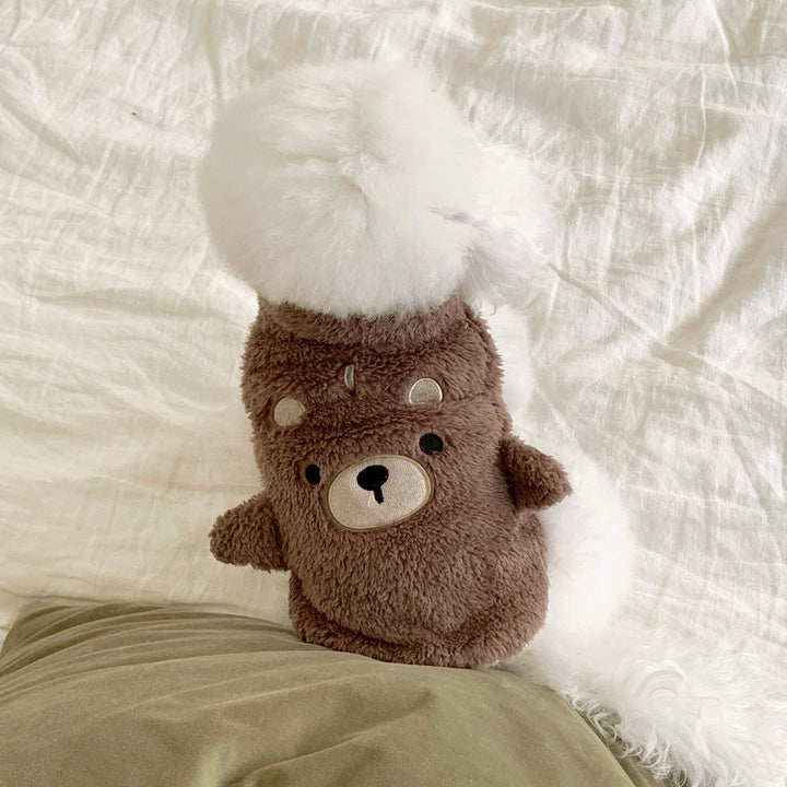 ※予約販売【DURANG RURANG】Animal Fleece Vest（Bear）