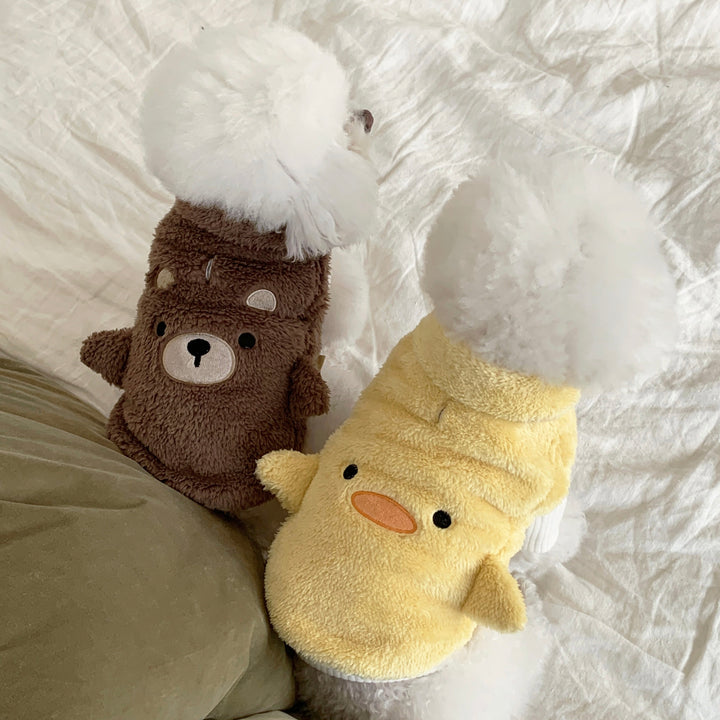 ※予約販売【DURANG RURANG】Animal Fleece Vest（Bear）