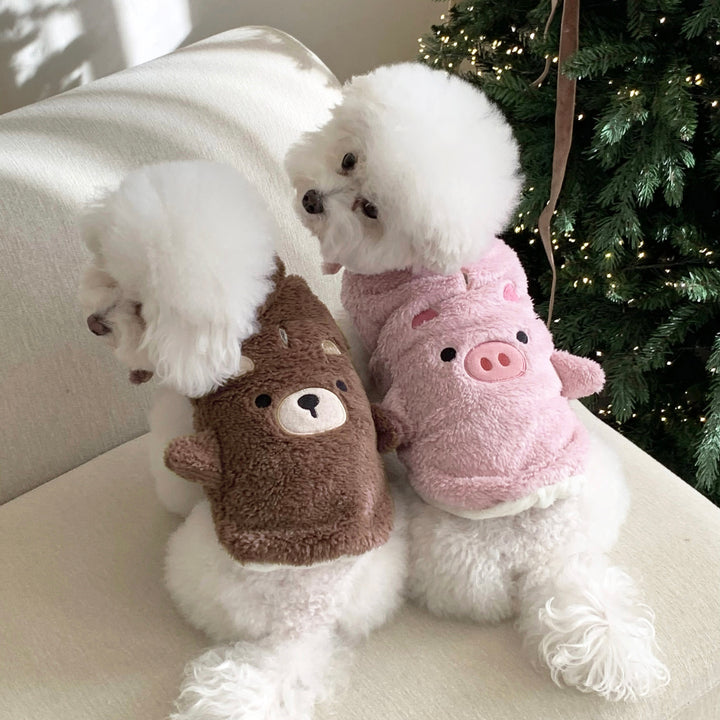 ※予約販売【DURANG RURANG】Animal Fleece Vest（Bear）