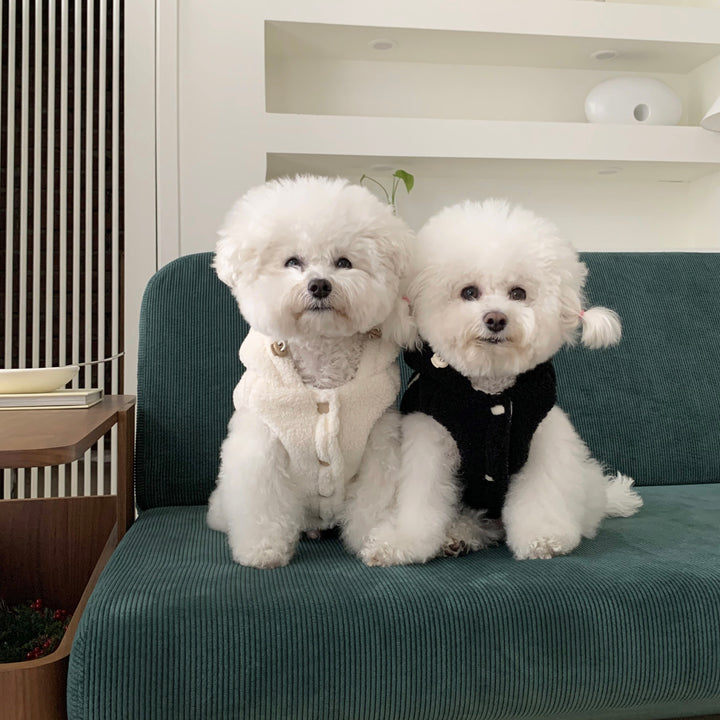 ※予約販売【DURANG RURANG】Ribbon Boa Hoodie Jumper（Black）